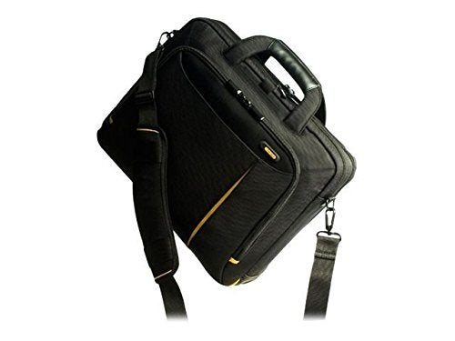 Nylon Black Carrying Case Targus Toploader Meridian II Briefcase fits most Laptops up to 15.6 Inches