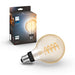 Philips Hue White ambiance - LED filament light bulb - shape: G125 - clear finish - E27 - 7 W (equivalent 40 W) - class G - warm to cool white light - 2200-4500 K