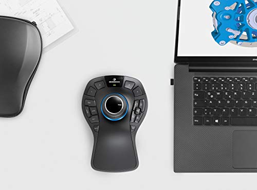 3Dconnexion SpaceMouse Pro Wireless - 3D mouse - 15 buttons - wireless - 2.4 GHz - USB wireless receiver