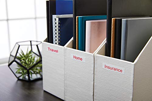 DYMO D1 Tape 19mm Red on white