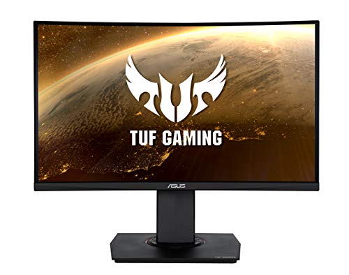 ASUS TUF Gaming VG24VQR - LED monitor - curved - 23.6" - 1920 x 1080 Full HD (1080p) @ 165 Hz - VA - 350 cd/m - 3000:1 - 1 ms - 2xHDMI, DisplayPort - speakers