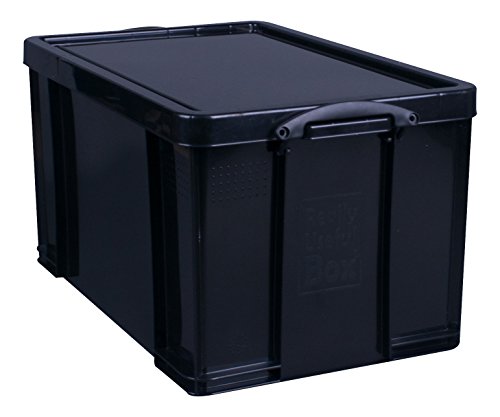 Best Value Really Useful Storage Box 84 Litre Solid Black