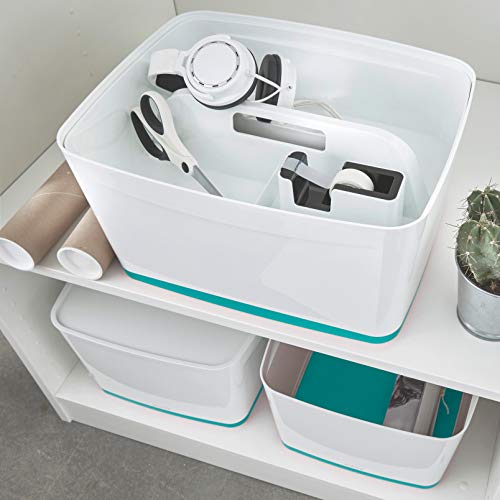 Leitz Mybox Large With Lid Wow White Ice Blue Dd