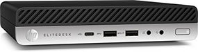 HP EliteDesk 705 G4 - Mini desktop - Ryzen 3 Pro 2200GE / 3.2 GHz - RAM 8 GB - SSD 256 GB - NVMe - Radeon Vega 8 - GigE - WLAN: 802.11a/b/g/n/ac, Bluetooth 5.0 - Win 10 Pro 64-bit - monitor: none - keyboard: UK