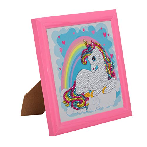Crystal Art Unicorn Rainbow 16 x 16cm Frameable Kit CAFBL-4