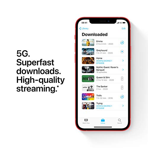 Apple iPhone 12 mini - (PRODUCT) RED - smartphone - dual-SIM - 5G NR - 64 GB - 5.4" - 2340 x 1080 pixels (476 ppi) - Super Retina XDR Display - 2x rear cameras 12 MP front camera - red