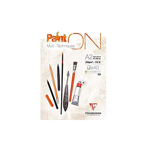 PaintOn Blanc Glued Pad A2 40sh 250gsm  96535C