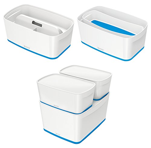 Leitz Mybox Small With Lid Wow White Blue Dd