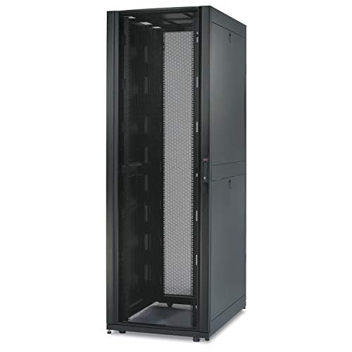 NetShelter SX 42U 750mm Wide x 1070mm Deep Enclosure with Sides Black. Size (WxDxH: 75 cm x 107 cm x 199 cm) May require special handling and delivery can take up to 3 days due to the size. Check with sales.