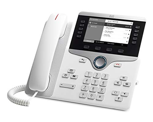 Cisco IP Phone 8811 - VoIP phone - SIP, RTCP, RTP, SRTP, SDP - 5 lines - white