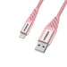 OtterBox Premium - Lightning cable - USB male to Lightning male - 1 m - sparkling rose - for Apple iPad/iPhone/iPod (Lightning)