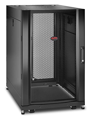 APC NetShelter SX - Rack cabinet - black - 18U - 19" - for P/N: SURT48RMXLBP