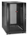 APC NetShelter SX - Rack cabinet - black - 18U - 19" - for P/N: SURT48RMXLBP