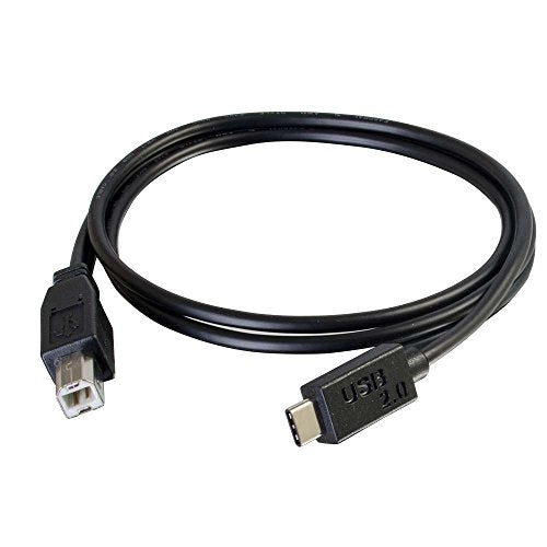 3ft (0.9m) USB 3.0 (USB 3.1 Gen 1) USB-C to USB-B Cable M/M - Black