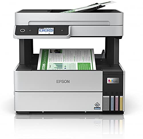 Epson EcoTank ET-5150 - Multifunction printer - colour - ink-jet - A4/Legal (media) - up to 17 ppm (printing) - 250 sheets - USB, LAN, Wi-Fi