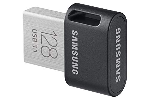 Samsung 128GB Fit Plus USB3.1 Black Flash Drive Read Speeds of up to 300MBs Write Speeds of up to 30MBs