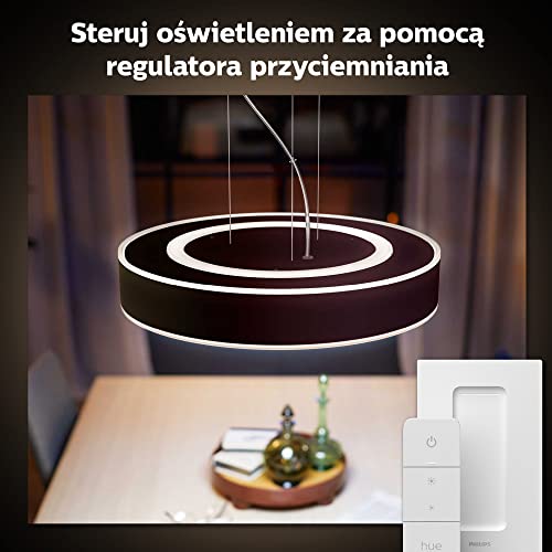 Philips Hue White ambiance Enrave - Pendant lamp - LED - 33.5 W - warm to cool white light - 2200-6500 K - black