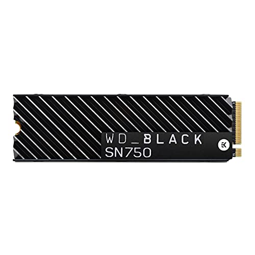 WD SSD 500GB M.2 NVMe Black SN750 Heatsink