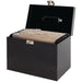 Best Value Black Metal File Box + 5 Files