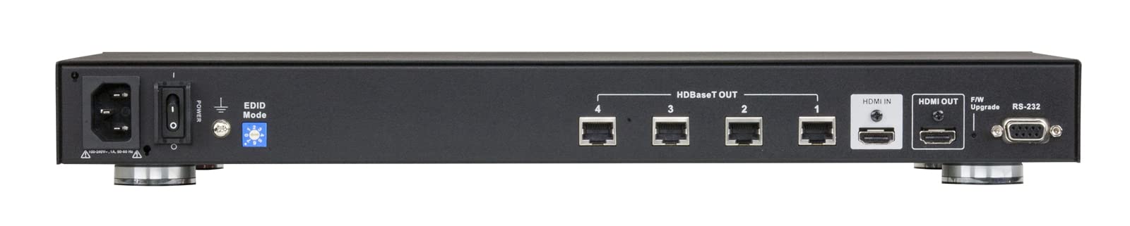 4-Port HDMI Over Cat 5 Splitter HDBaseT