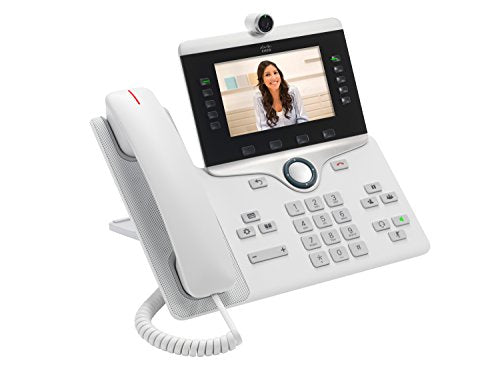 Cisco IP Phone 8845 - IP video phone - with digital camera, Bluetooth interface - SIP, SDP - 5 lines - white