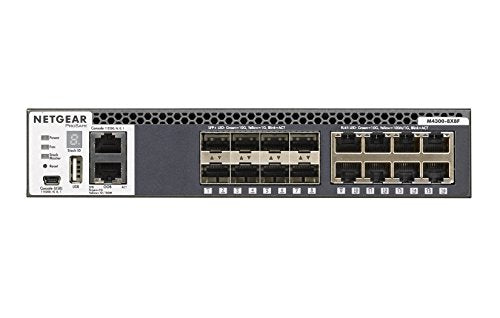 NETGEAR M4300-8X8F - Switch - L3 - Managed - 8 x 10/100/1000/10000 + 8 x 10 Gigabit SFP+ - front to back airflow - rack-mountable