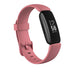 Fitbit Inspire 2 - Black - activity tracker with band - silicone - desert rose - band size: S/L - monochrome - Bluetooth