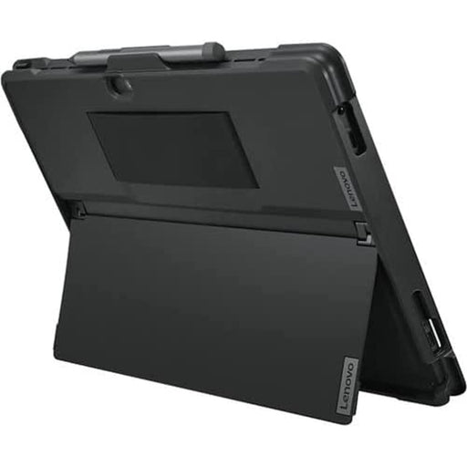 Lenovo ThinkPad - Back cover for tablet - silicone, polycarbonate, thermoplastic polyurethane (TPU) - black - for ThinkPad X12 Detachable 20UV, 20UW