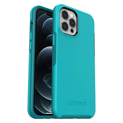 OtterBox Symmetry Series - Back cover for mobile phone - polycarbonate, synthetic rubber - rocky candy blue - for Apple iPhone 12 Pro Max