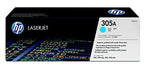 HP 305A - CE411A - 1 x Cyan - Toner cartridge - For LaserJet Pro 300 color M351a, 300 color MFP M375nw, 400 color M451, 400 color MFP M475