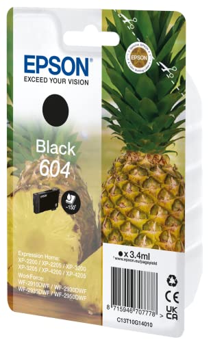 Epson C13T10G14010 604 Bk Ink Cart