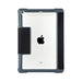 STM Dux 9.7 Inch Apple iPad 2017 Folio Tablet Case Black Grey Polyurethane TPU Water Resistant 6.6 Foot Drop Tested Shock Resistant