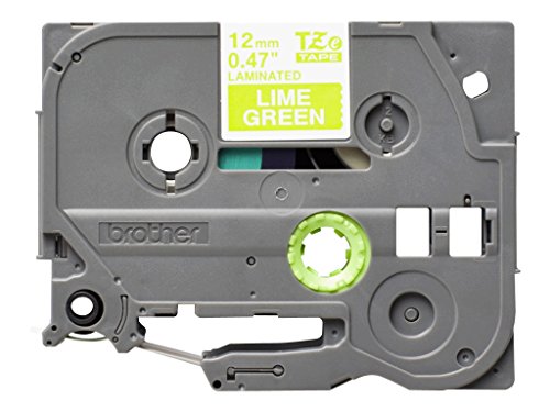 Brother TZe-MQG35 - Standard adhesive - white on lime green - Roll (1.2 cm x 5 m) 1 roll(s) laminated tape - for Brother PT-D210, D600, H110, P-Touch PT-1880, D200, D450, E110, E550, E800, H110, P900