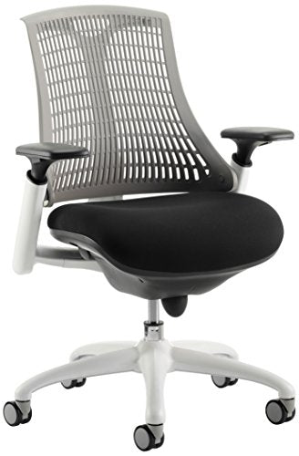 Flex Chair White Frame Grey Back KC0061