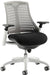 Flex Chair White Frame Grey Back KC0061