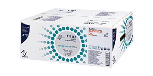 Best Value Papernet 411167 DISSOLVETECH V Folded Towels FSC Pure Cellulose, Embossing Wave 2 Ply, 220 Services of 15)-White