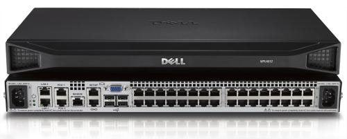 Dell DMPU4032-G01 - KVM switch - 32 x KVM port(s) - 1 local user - 4 IP users - rack-mountable