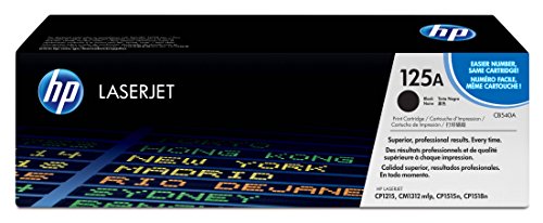 Best Value HP CB540A 125A Original LaserJet Toner Cartridge, Black, Pack of 1