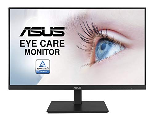 ASUS VA27DQSB - LED monitor - 27" - 1920 x 1080 Full HD (1080p) @ 75 Hz - IPS - 250 cd/m - 1000:1 - 5 ms - HDMI, VGA, DisplayPort - speakers - black
