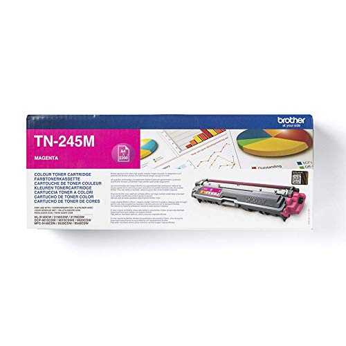 Brother TN245M - Magenta - original - toner cartridge - for Brother DCP-9015, DCP-9020, HL-3140, HL-3150, HL-3170, MFC-9140, MFC-9330, MFC-9340