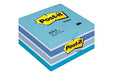 Best Value Post-It Notes, 2028B 76 x 76 mm - Pastel Blue, 1 Cube (450 Sheets)