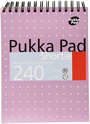 Best Value Pukka Pads SM024 A5 80gsm Shortie Writing Pad - Metallic-Pack of 3