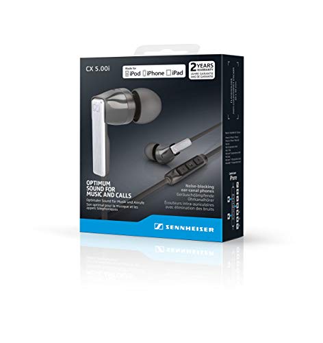Sennheiser CX 5.00G - Earphones with mic - in-ear - wired - 3.5 mm jack - black
