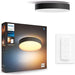 Philips Hue White ambiance Enrave Medium - Ceiling lamp - LED - 19.2 W - cool white/warm white light - 2200-6500 K - black