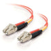C2G Low-Smoke Zero-Halogen - Patch cable - LC multi-mode (M) to LC multi-mode (M) - 3 m - fibre optic - 62.5 / 125 micron - orange