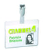 Best Value Durable Visitor Name Badge 60 x 90 mm - Clear (Pack of 25)