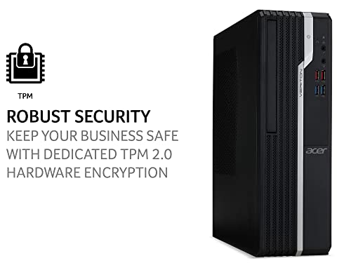 Acer Veriton X2 VX2680G - SFF - Core i5 11400 / 2.6 GHz - RAM 8 GB - SSD 256 GB - DVD-Writer - UHD Graphics 730 - GigE - Win 10 Pro 64-bit - monitor: none