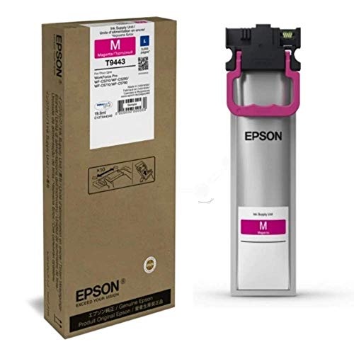 Epson T9443 - 19.9 ml - L size - magenta - original - ink cartridge - for WorkForce Pro WF-C5210DW, WF-C5290DW, WF-C5710DWF, WF-C5790DWF