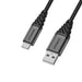OtterBox Premium - USB cable - USB (M) to USB-C (M) - USB 2.0 - 3 m - dark ash black