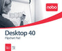 Best Value Nobo Desktop Flipchart Easel Pad, Desktop Flipchart Pad, 40 Sheets, 580 x 480 mm, Plain White